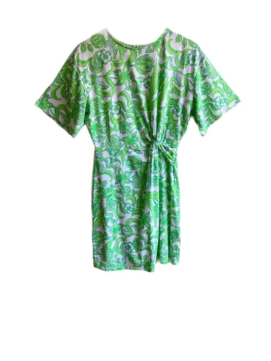 Lilly Pulitzer Shaw Dress Size S Daffodil Hill Floral Resort Short Sleeves - Picture 3 of 13